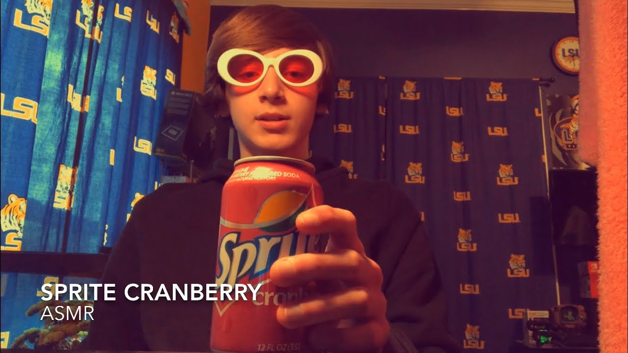 Sprite Cranberry ASMR (ALMOST DIED)
