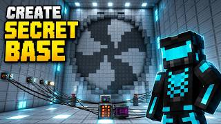 How to Build a SECRET Base using CREATE MOD!
