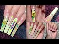 YELLOW SPRING POLYGEL SET + ENCAPSULATED FLOWERS | GlowTips NEW Gel Polish | POLYGEL NAIL TUTORIAL