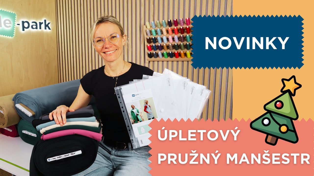 Pružný úpletový manšestr v 5 barvách + tip na polohování střihu!