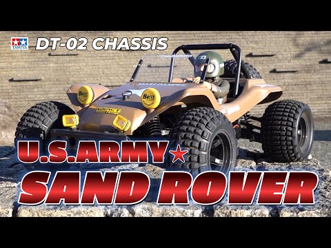 デューンバギーを楽しもう！⑤ TAMIYA DT-02 SAND ROVER - YouTube