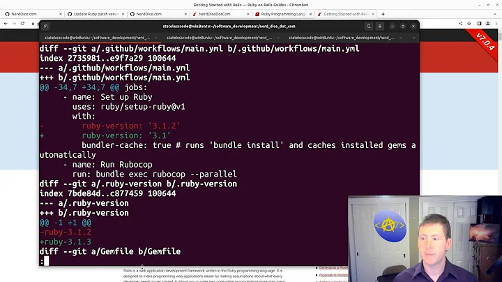 Upgrade a Rails 7.0 App to Ruby 3.1.3