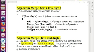 Merge Sort Algorithm, C Code - Divide and Conquer Algorithm Step by Step