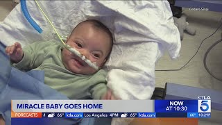 Smallest baby born at CedarsSinai goes home after 10 months