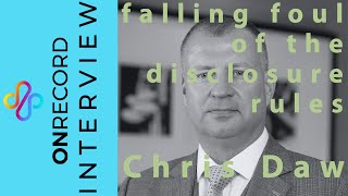 Full Falling Foul of the Disclosure Rules:  The Post Office:  Chris Daw QC Guide