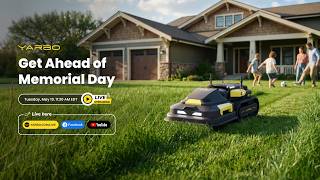 Get Ahead of Memorial Day
The holiday is coming — and the best weekends start with preparation, not last-minute work.
Before Memorial Day arrives, imagine your yard already being taken care of:
No rushing to mow.
No cleaning up before guests arrive.
No spending the holiday weekend catching up on yard work.
Instead, your lawn is already ready — clean, even, and maintained automatically.
This is your moment to get ahead of the holiday.
Join us LIVE as we show how Yarbo helps homeowners get their yard fully prepared before the Memorial Day weekend even begins
🎁 LIVE Exclusive Gift:
Order a Yarbo Core during the livestream and receive a FREE BBM
#yarbo #yarboyseries #smartyard #ecofriendly #lawnmower #automation #green #memorialdaysale Get Ahead of Memorial Day