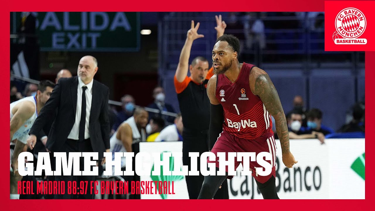 Bayern Highlights | Real Madrid vs FC Bayern Basketball 88:97 | EuroLeague