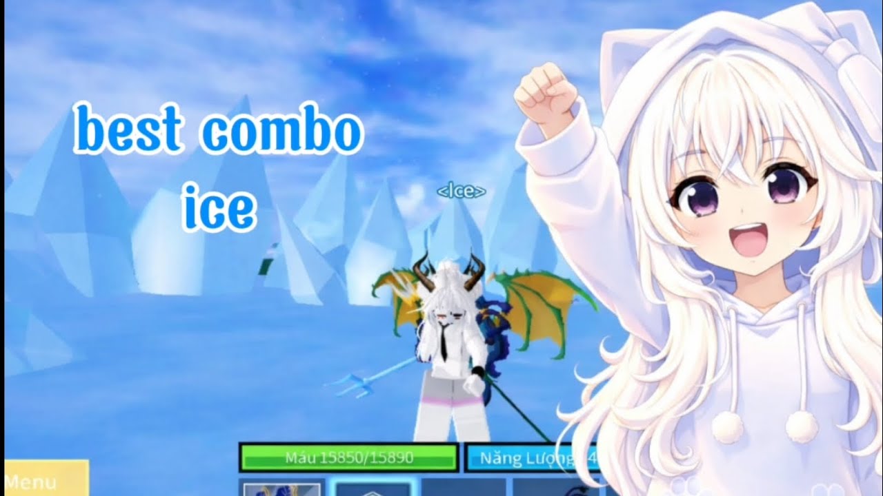 Ice combo + gravity blade bounty hunt | blox fruit