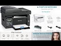 Pantum all in one laser printer scanner copier m6552nw with auto document feeder black and white