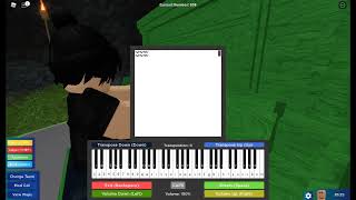 Small part of Shape of You (Roblox Piano)