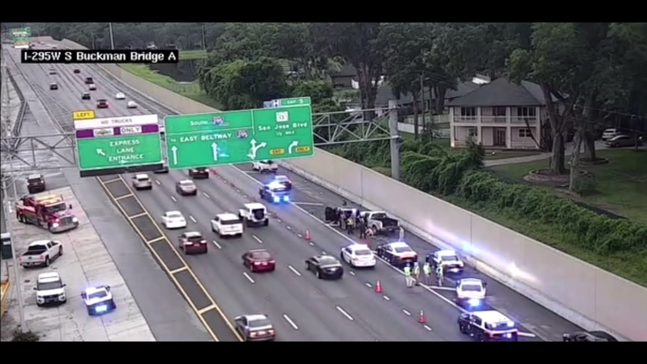 FHP Trooper seriously injured in crash near Buckman Bridge YouTube