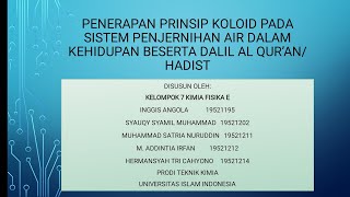Penjelasan materi koloid -