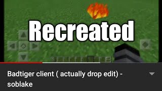 I Recreated Soblakes Drop Edit Video Mcpe