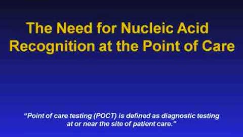 Assessing Performance and Validating Point-of-Care Pathogen Nucleic Acid Recognition