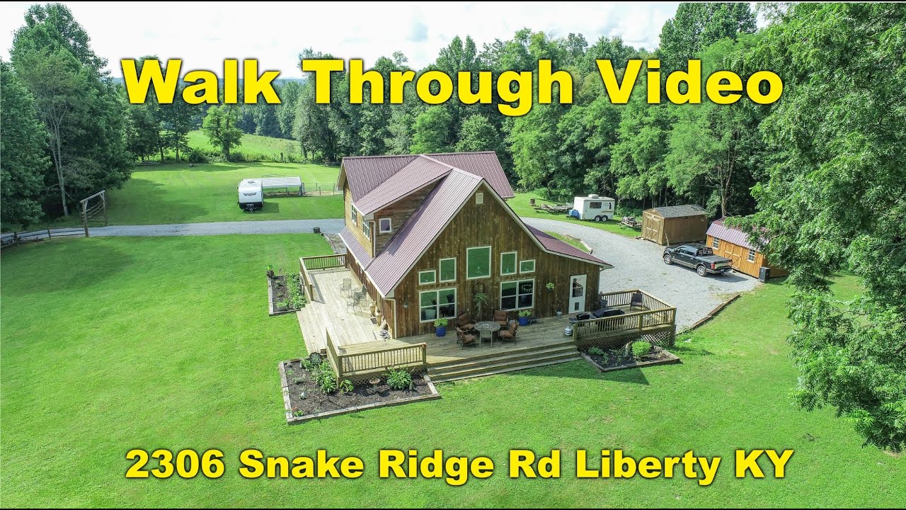 SOLD ! WALK THROUGH VIDEO 24 acre Hobby Farm for sale in Liberty