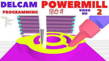 Powermill tutorial || delcam powermill || tutorial for vmc machine programming || vmc machining