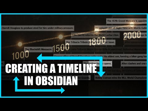 Obsidian Vault Creating A Timeline