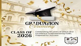 Wesley College 2026 Graduation Cerermony