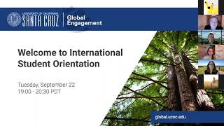 ISO Virtual Orientation - Fall 2020