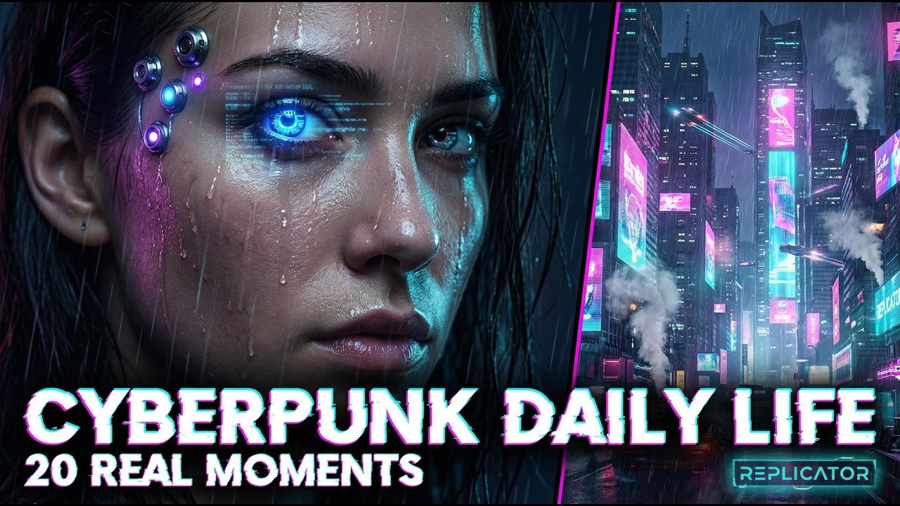 What It's Actually Like to Live in a Cyberpunk City (4K)