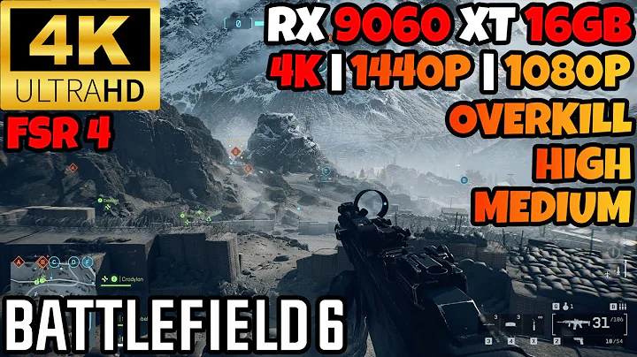 RX 9060 XT 16GB | Battlefield 6 | 4K | 1440P | 1080P | WORKS REALLY WELL...