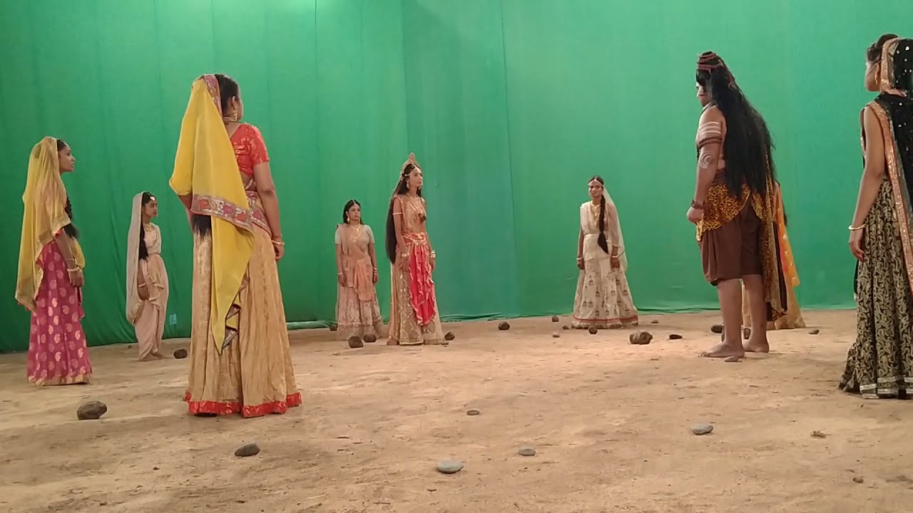 my first shoot Devi aadi prag sakti dangal 🎬🎥♥️ 
