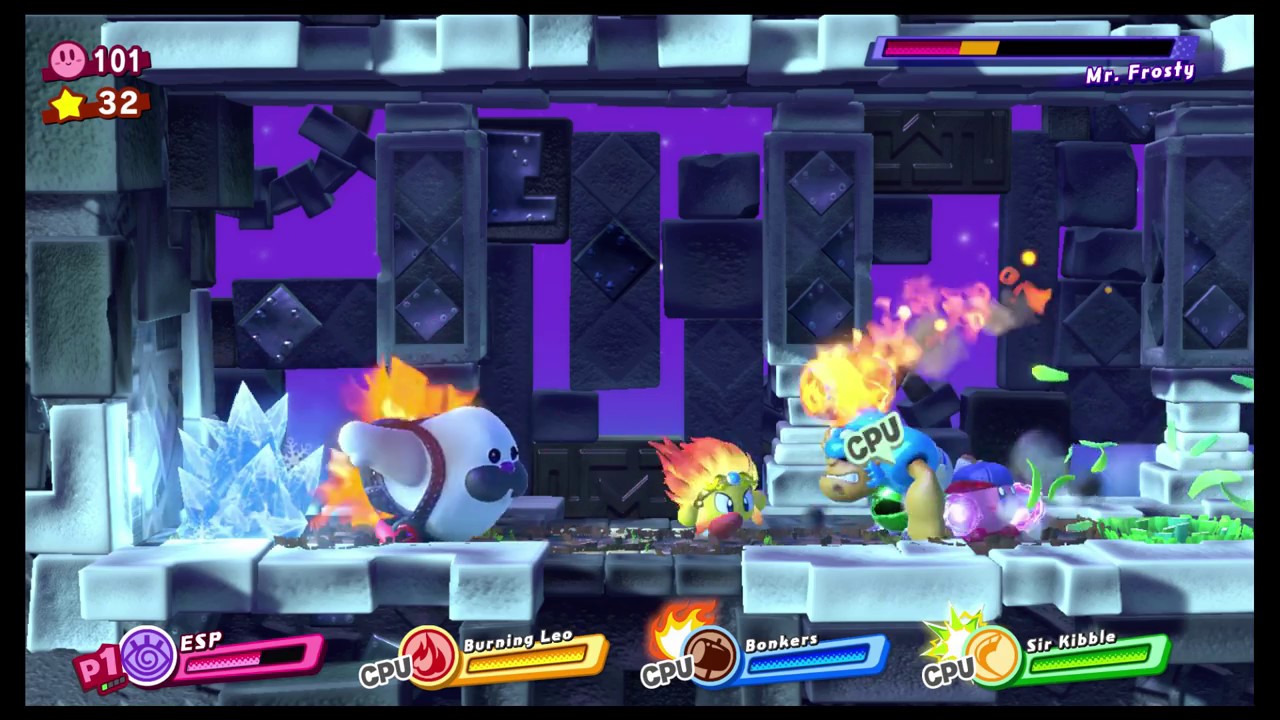 Kirby Star Allies - 100% Walkthrough (BLIND) World 4 - Level 9 Planet Towara