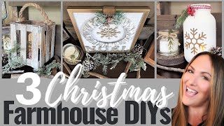 ❄ NEW 2021 ❄ High End Home Decor Christmas DIYs | CHRISTMAS IN JULY | Farmhouse Wood Lantern DIY