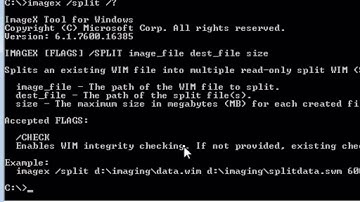70-680 : Splitting an Image File