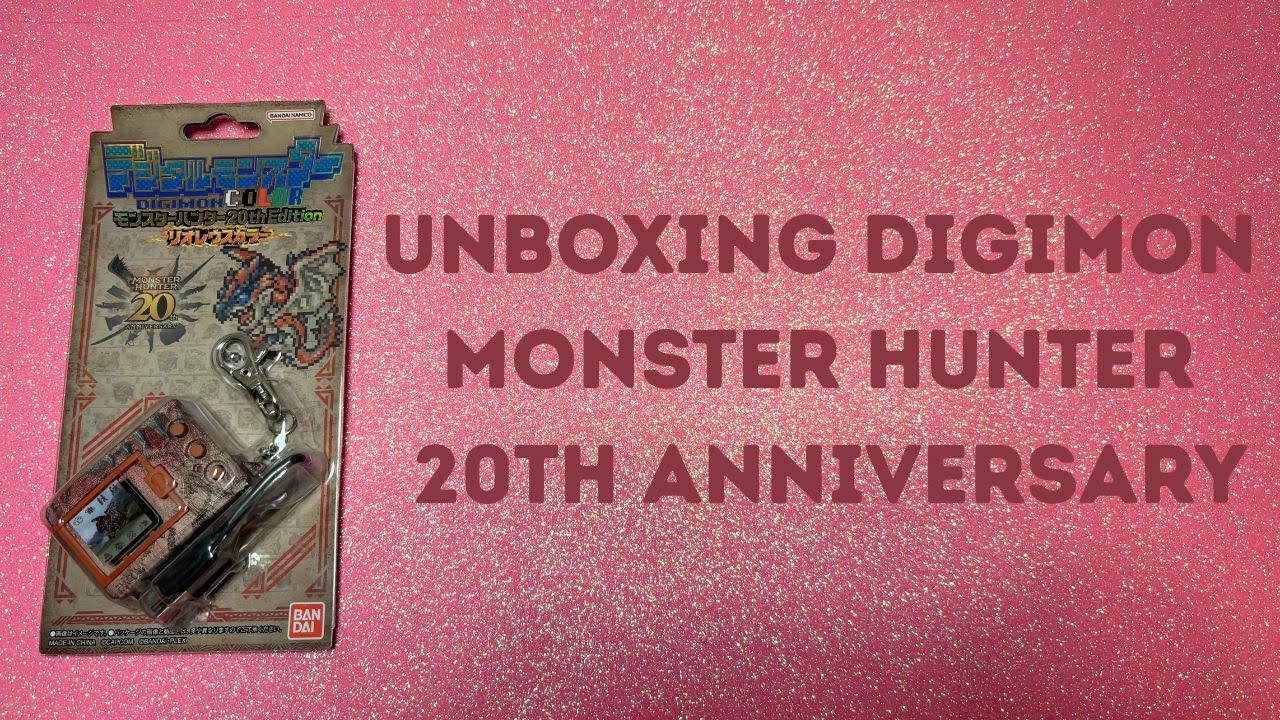 Unboxing Digimon Monster Hunter 20th Anniversary [ITA]