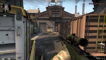 CS:GO Ace 1 vs 5 AWP and last second defuse! HD