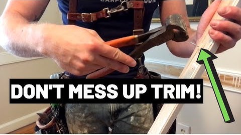 HOW TO REMOVE TRIM LIKE A PRO! Don