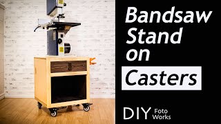 Bandsaw Stand/Rolling Tool Cart DIY I 4K