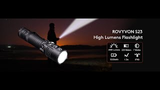 RovyVon Search S23 Compact Search Flashlight