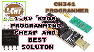 1.8 वोल्ट bios chip program करना आसानी से सिखे. CH341A  Programmer Trick #lciit  #laptoprepairtools