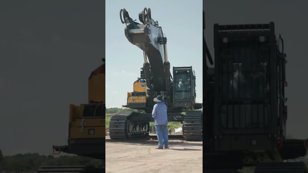 볼보건설기계 풀옵션 EC950F 조립 영상