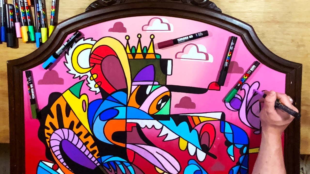 Cutting A Custom Wood Painting To Fit An Ornate Frame The Rat King