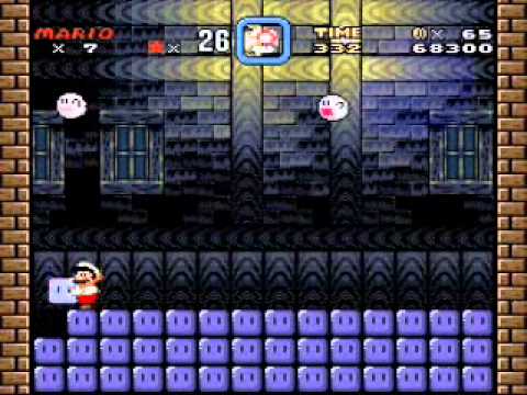 Super Mario World Walkthrough Part 3 - Donut Ghost House - YouTube