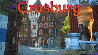 Medieval Townsquare | Crasburg | Episode 86 - Medieval Minecraft City Building