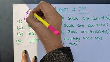 B COM  5TH SEM    INTRODUCTION OF GST    PART   2