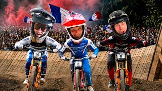 VERY Average rider is TERRIFIED of going down the BEAT UP Les Gets World Cup Track News