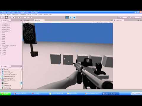 unity3d fps shooting test