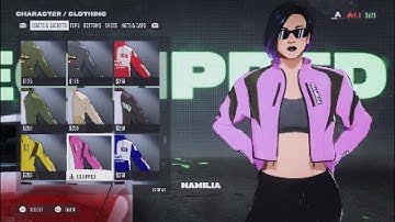 Character Showcase (Models, clothes, styles) Need For Speed Unbound (PS5)