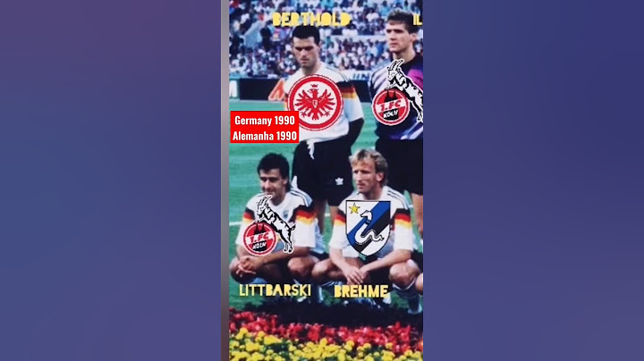 ALEMANHA 1990 TRICAMPEÃ COPA DO MUNDO FIFA #shorts #fifa #uefa