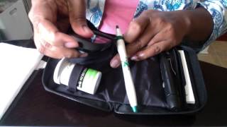 How to check blood sugar using Accu Chek Aviva Plus