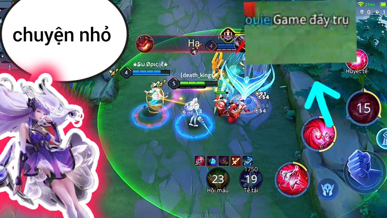 Liên Quân|khi đồng đội muốn chơi game đẩy trụ thì sinestrea quá hợp vs kill'groth 