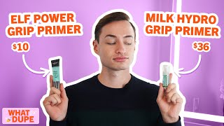 $36 Milk Makeup Hydro Grip Primer vs. $10 ELF Primer (Review & Wear Test)