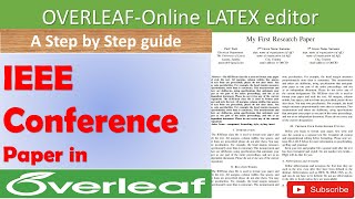 How to write an IEEE research paper  in Latex | Overleaf