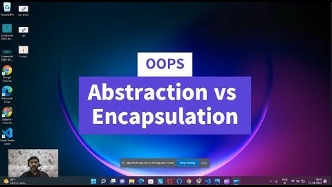 cpp object oriented programming. Abstraction vs Encapsulation