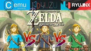 The Legend of Zelda: Breath of the Wild | Cemu Vs Yuzu Vs Ryujinx - GTX 1660 / i5 8600